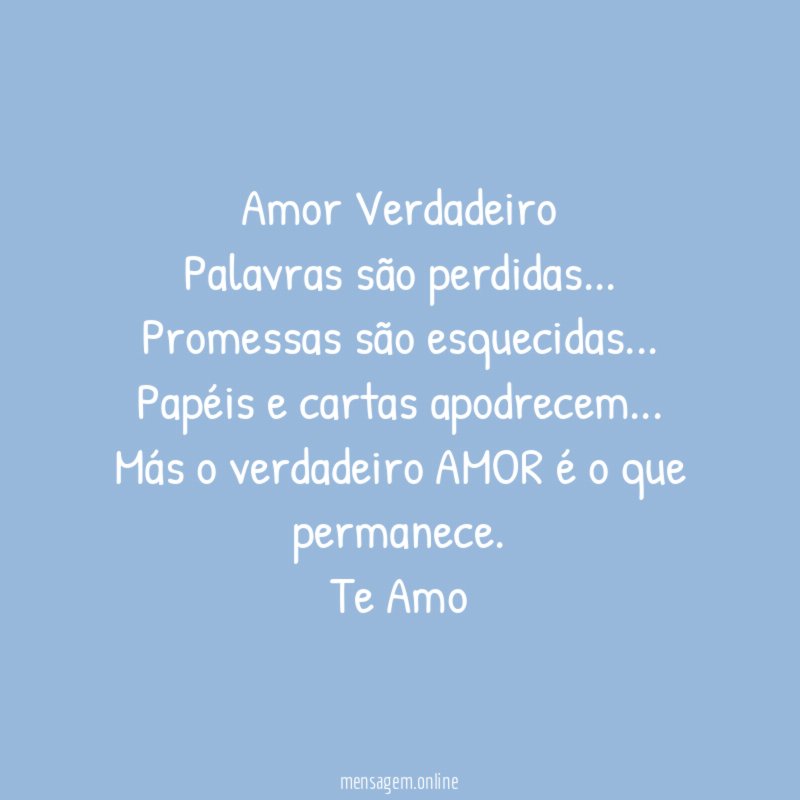 Amor Verdadeiro