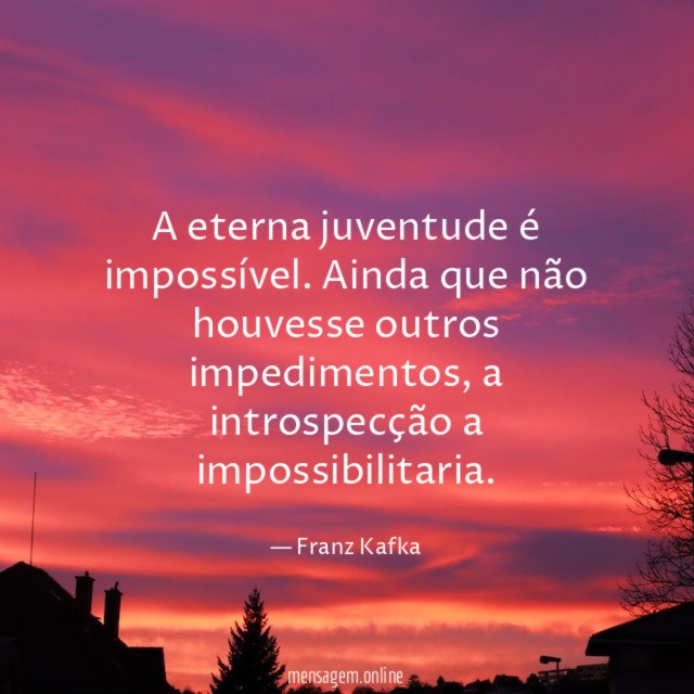 A eterna juventude é impossível