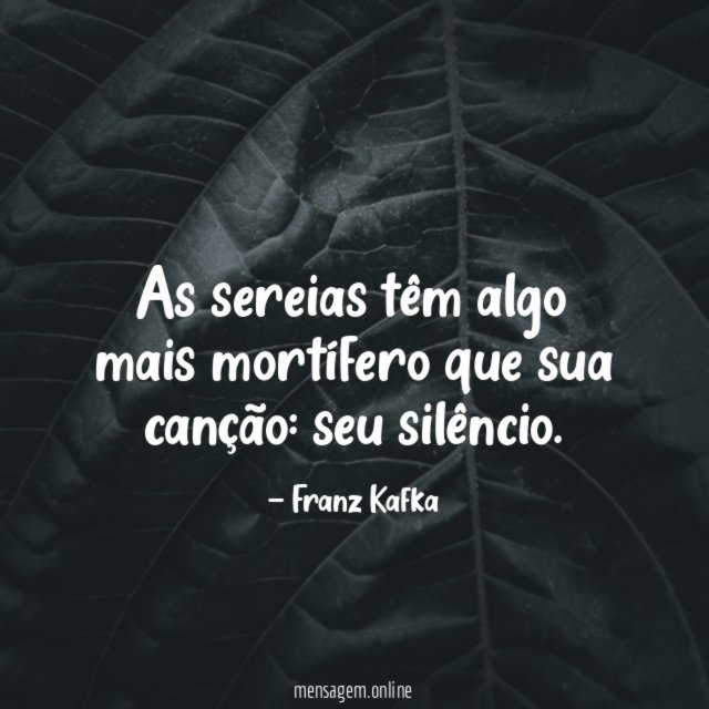 As sereias têm algo mais mortífero que sua canção