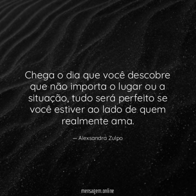 Chega o dia que você descobre que não