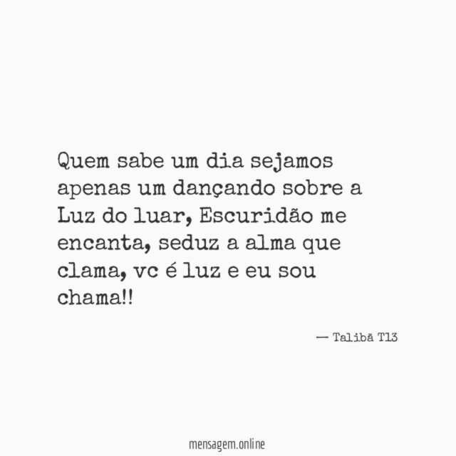 Quem sabe um dia sejamos apenas um dançando