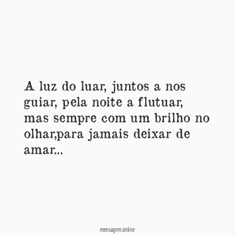 A luz do luar