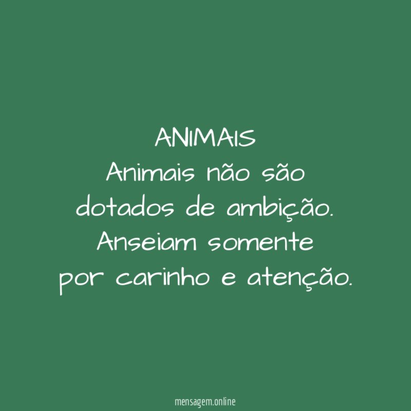 ANIMAIS