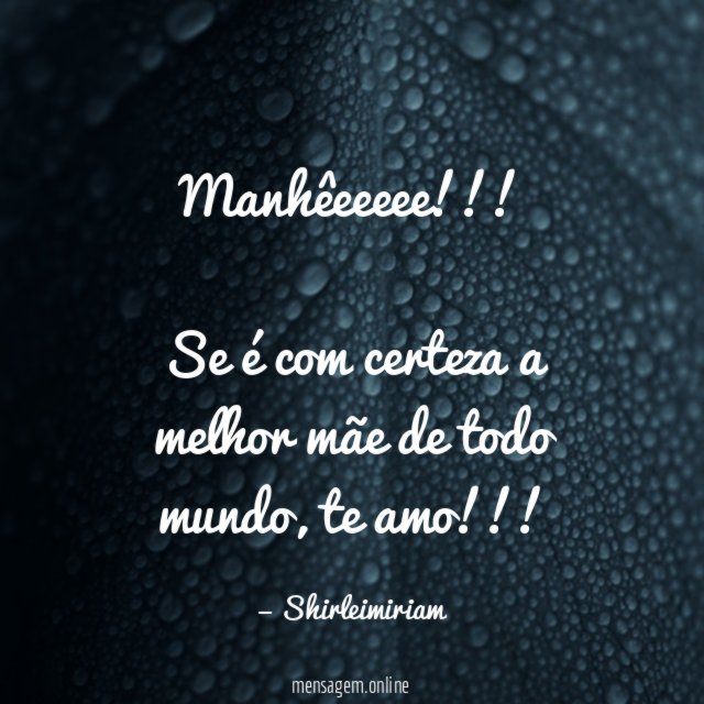 Manhêeeeee