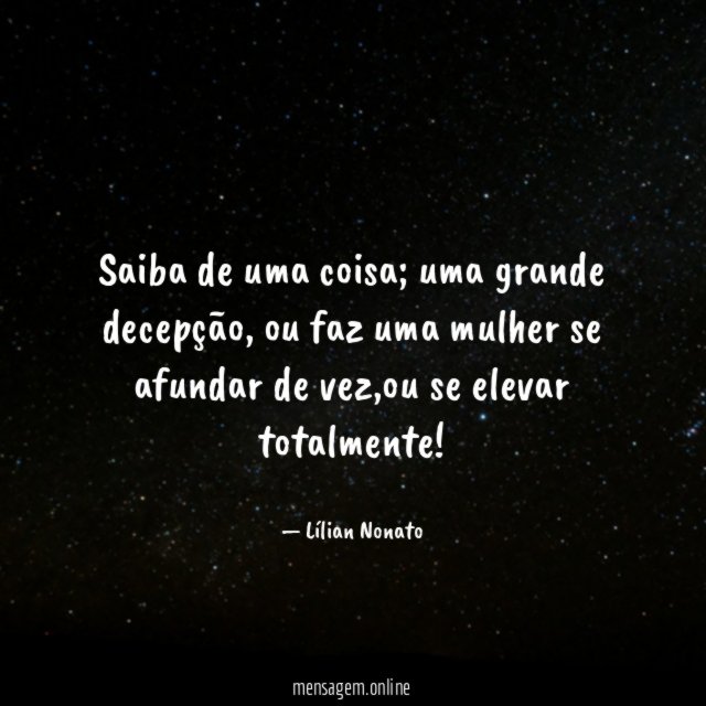 Saiba de uma coisa