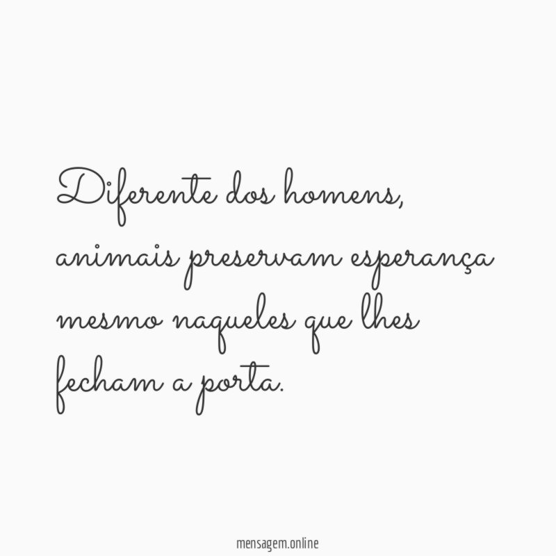 Diferente dos homens