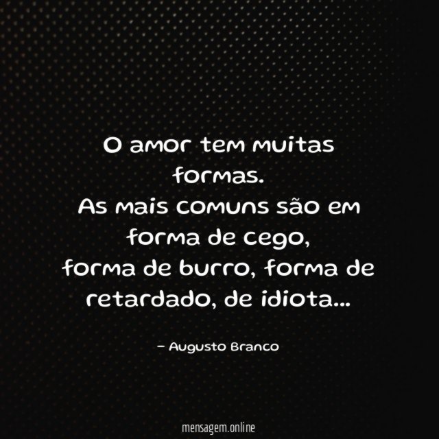 O amor tem muitas formas
