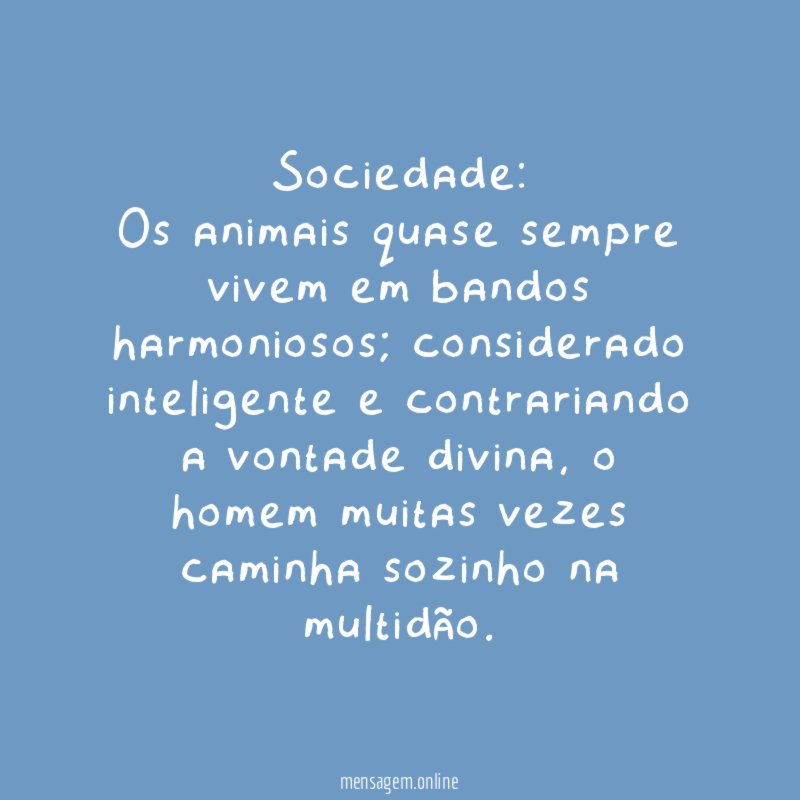 Sociedade