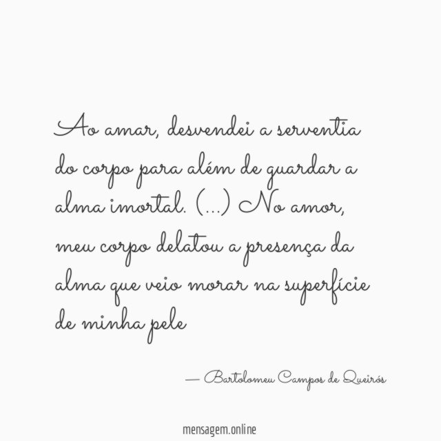 Ao amar