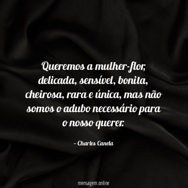 Queremos a mulher-flor