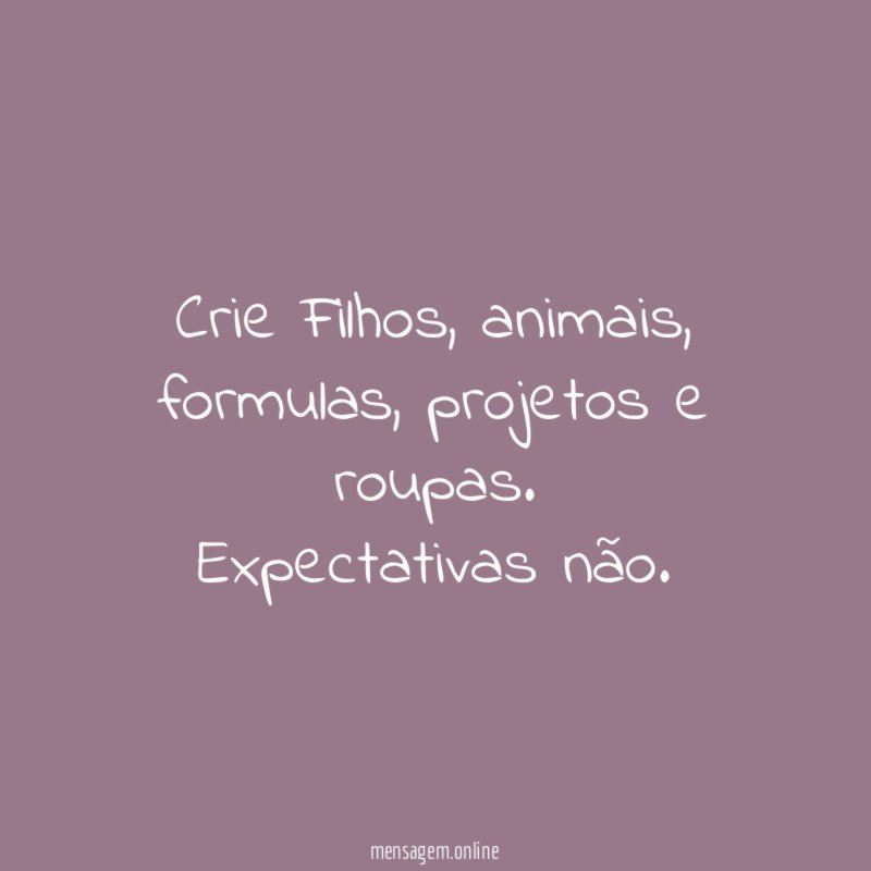 Crie Filhos