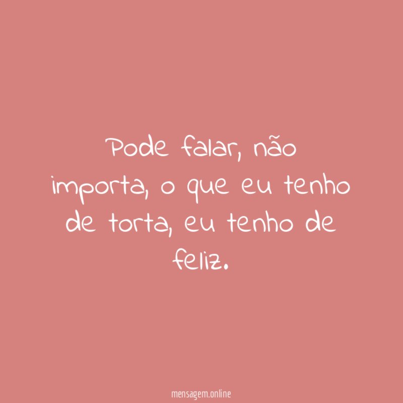 Pode falar