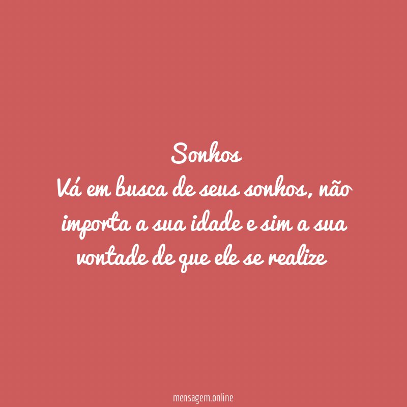Sonhos