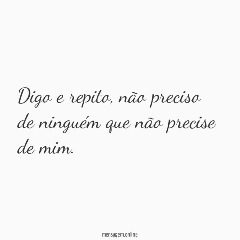 Digo e repito