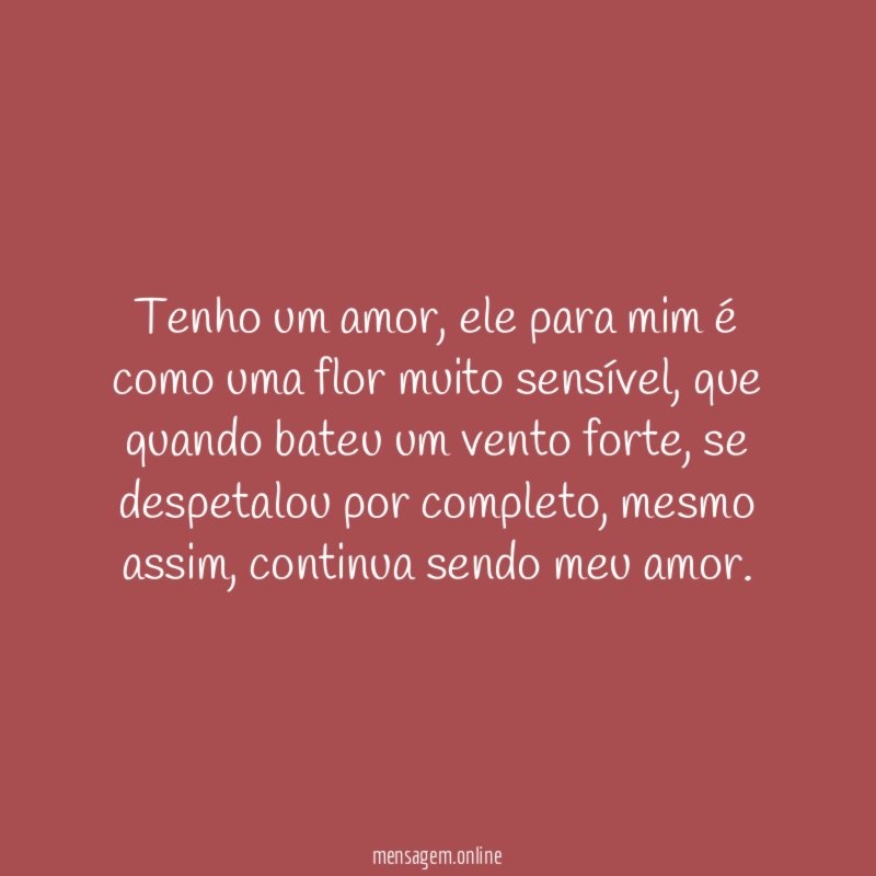 Tenho um amor