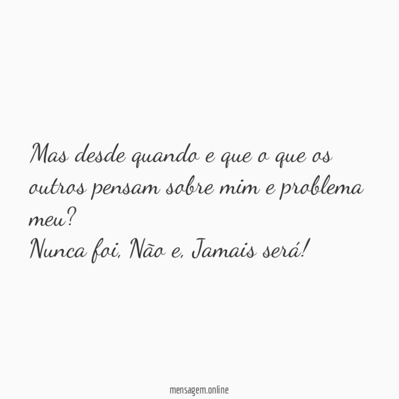 Mas desde quando e que o que os