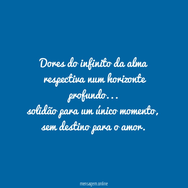 dores do infinito da alma respectiva num horizonte profundo