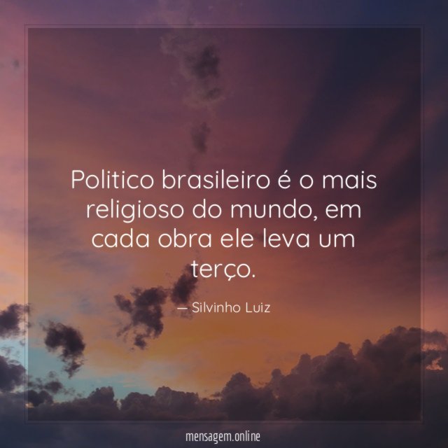 Politico brasileiro é o mais religioso do mundo