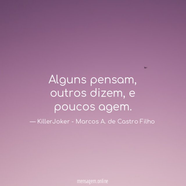 Alguns pensam