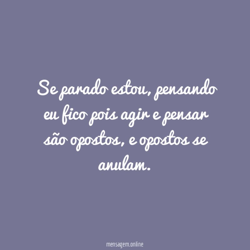 Se parado estou