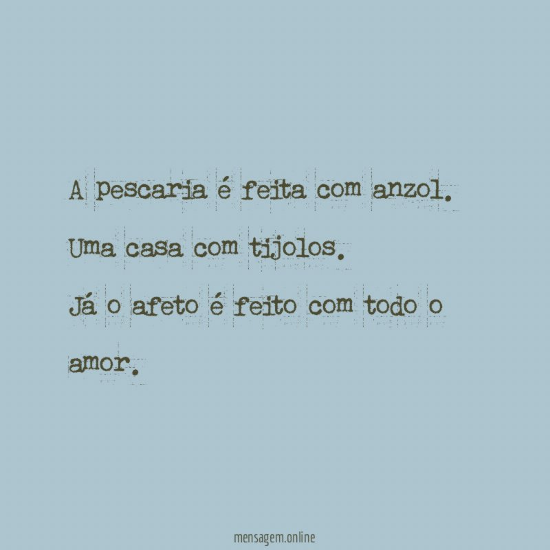 A pescaria é feita com anzol