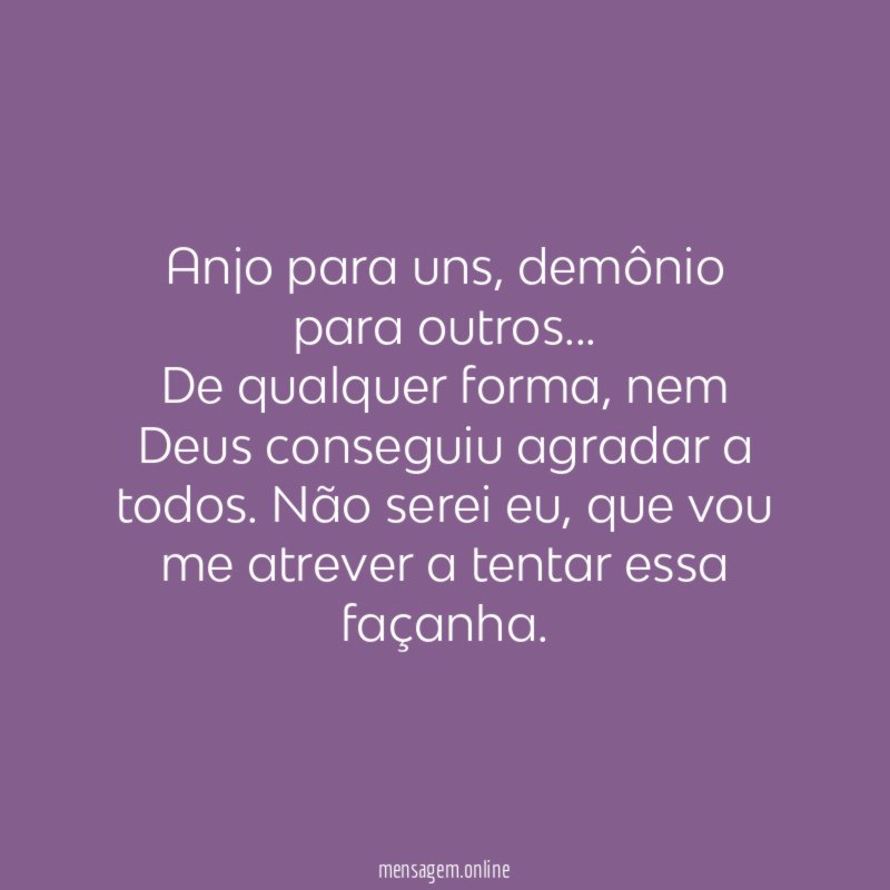 Anjo para uns