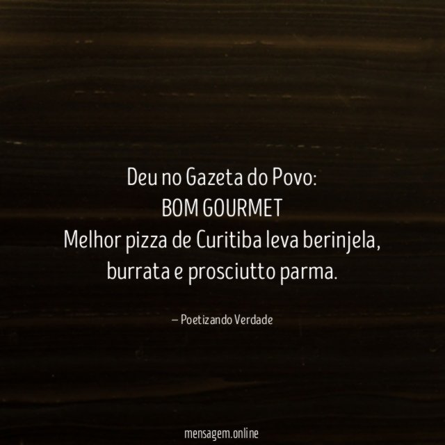 Deu no Gazeta do Povo:
