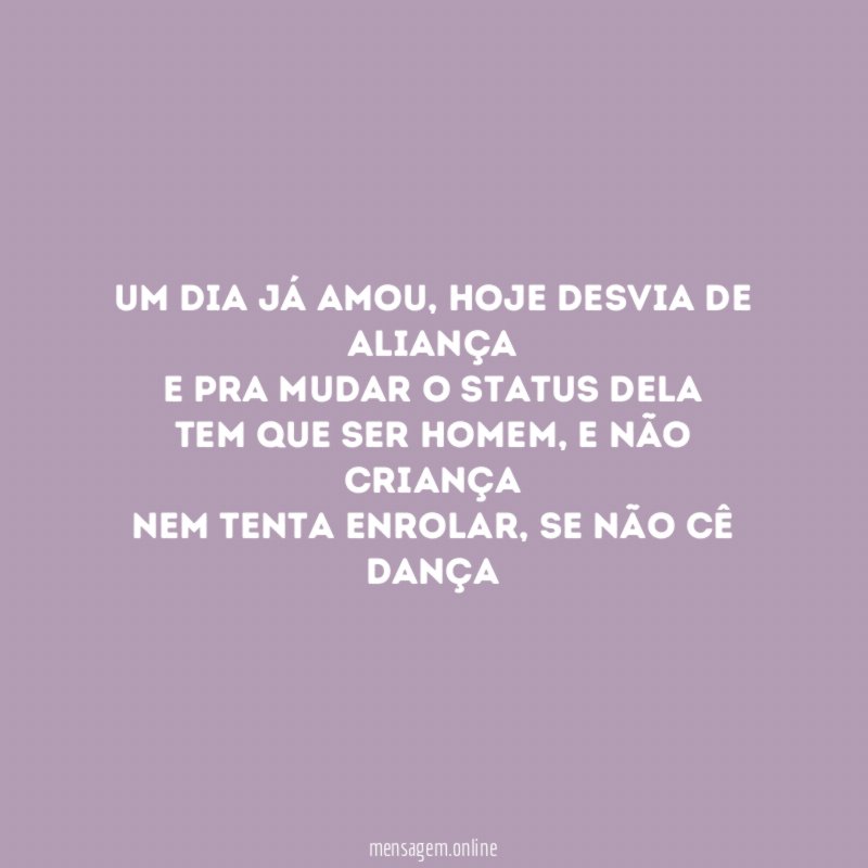 Um dia já amou