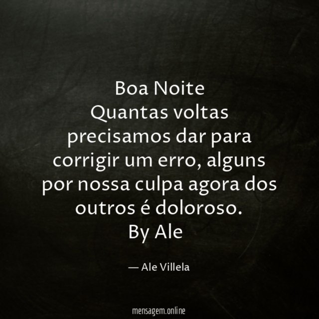 Boa Noite Quantas voltas precisamos dar para corrigir um erro