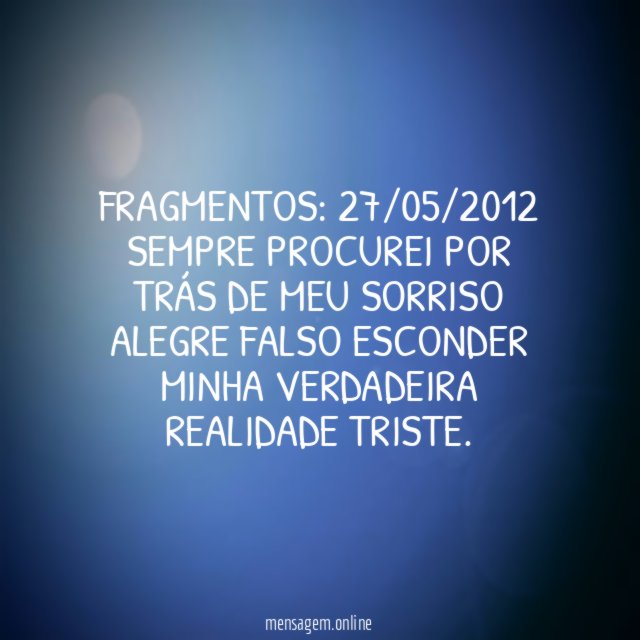 Fragmentos: 27/05/2012