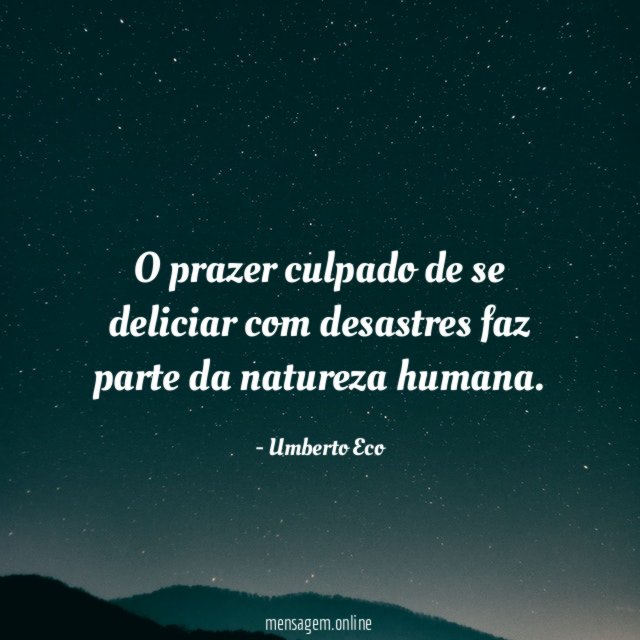 O prazer culpado de se deliciar com desastres