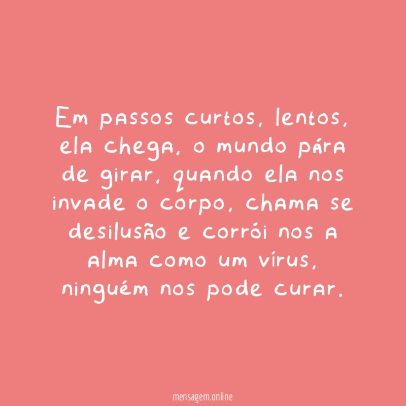Em passos curtos