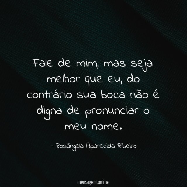 Fale de mim