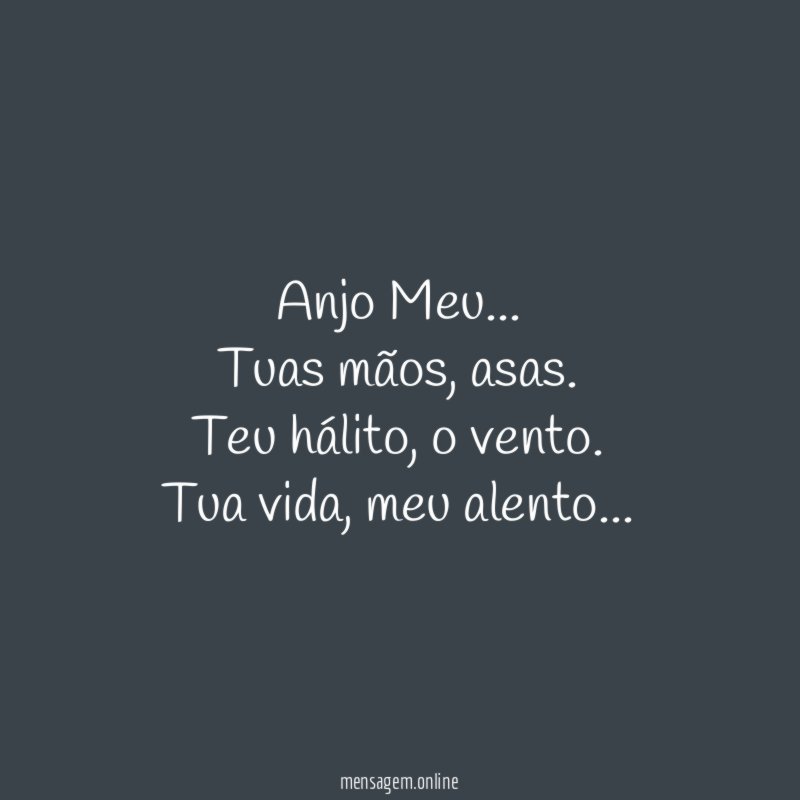 Anjo Meu…