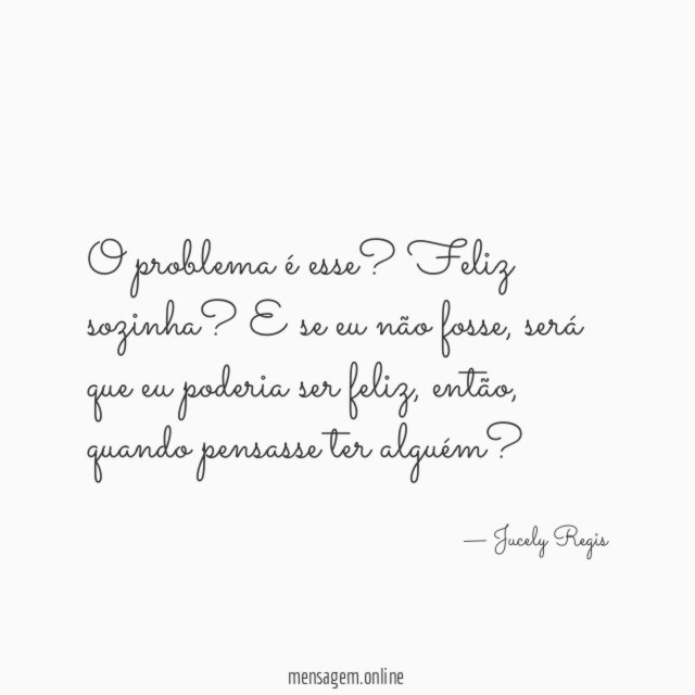 O problema é esse
