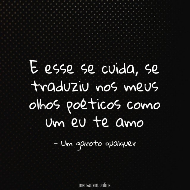 e esse se cuida
