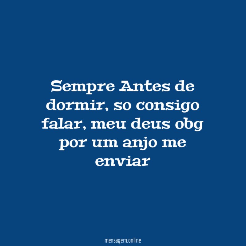 Sempre Antes de dormir
