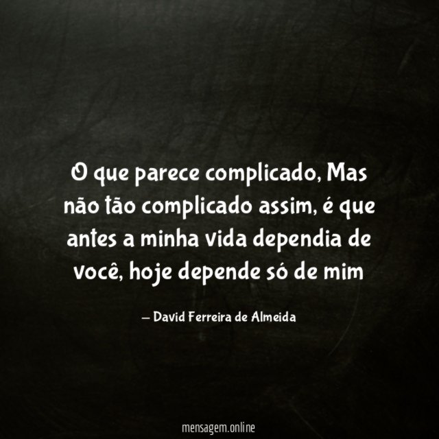 O que parece complicado
