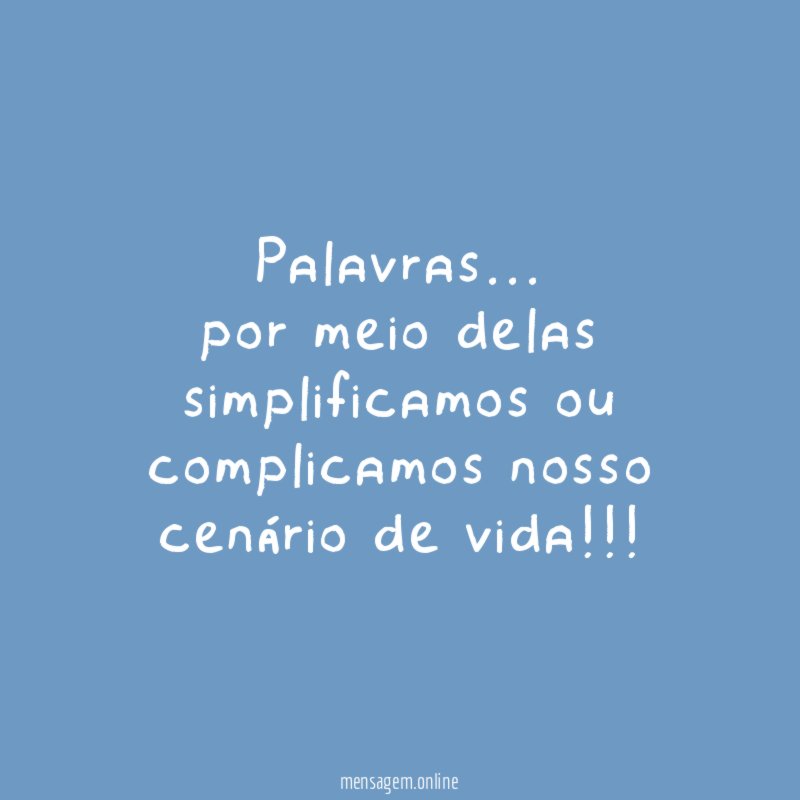 Palavras