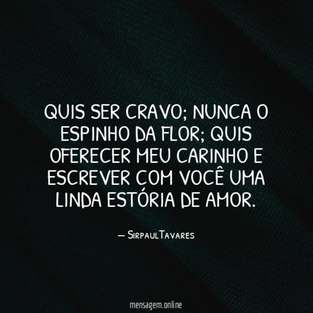 QUIS SER CRAVO