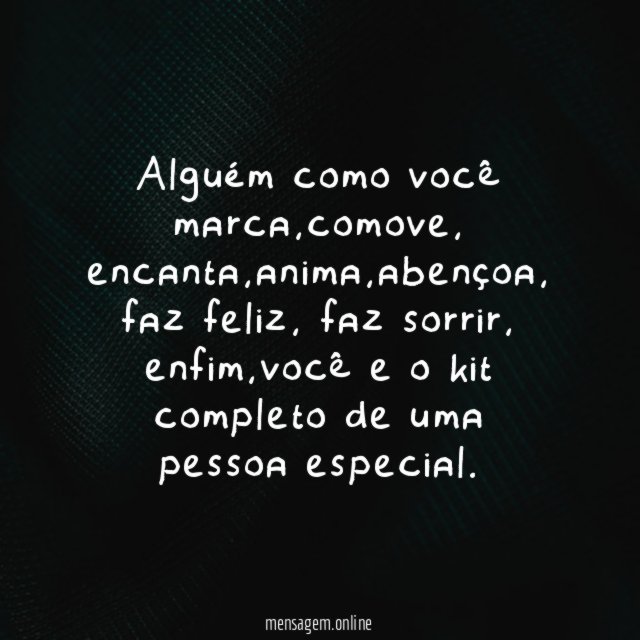 Alguém como você marca