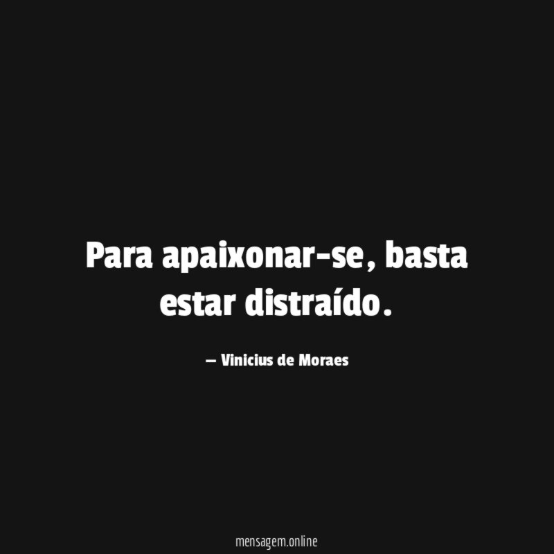 Para apaixonar-se