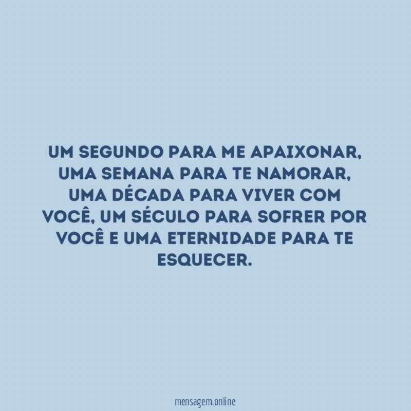 Um segundo para me apaixonar