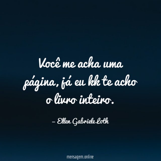 Você me acha uma página