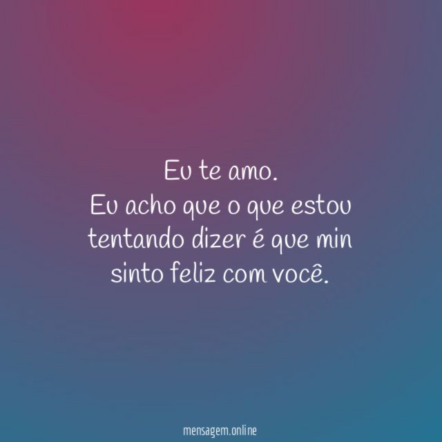 Eu te amo