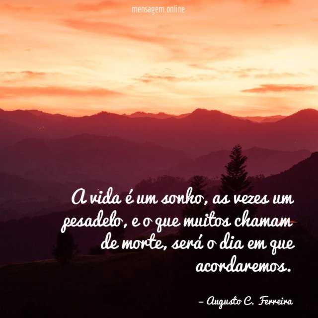A vida é um sonho