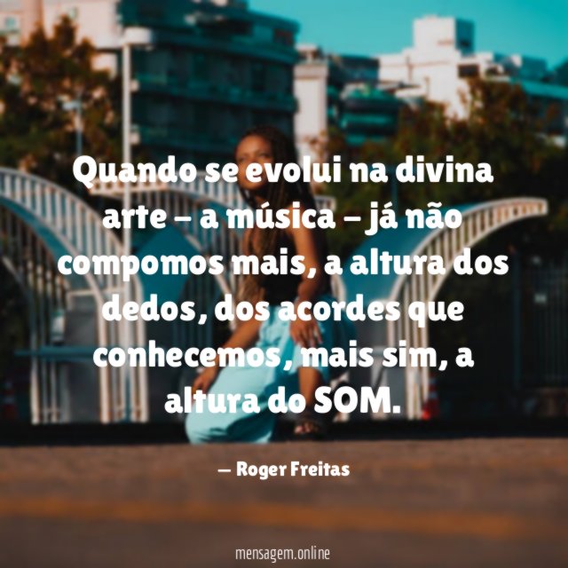 Quando se evolui na divina arte - a