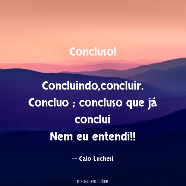 Concluso