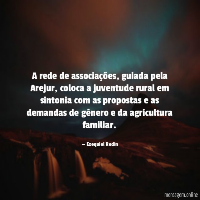 A rede de associações