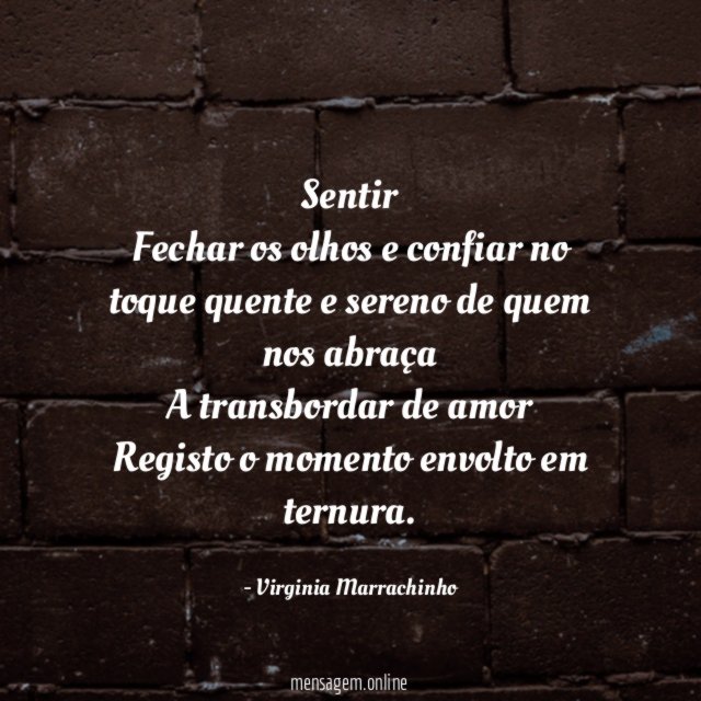 Sentir Fechar os olhos e confiar no toque quente